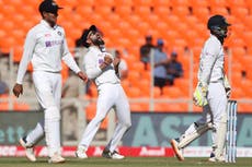 England’s batsmen in a spin again as India seize control of fourth Test