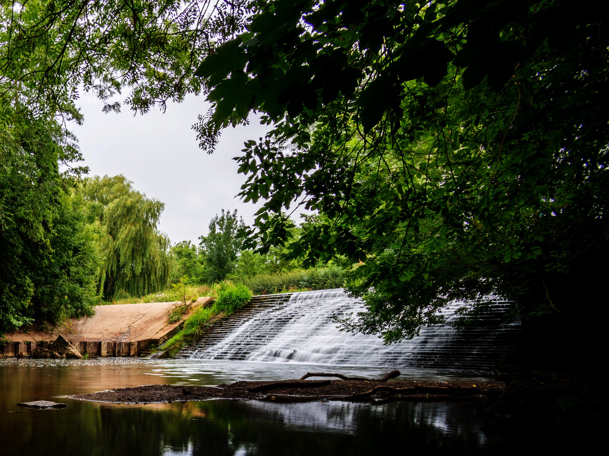 The assault took place on the bank of the river Brue in Somerset