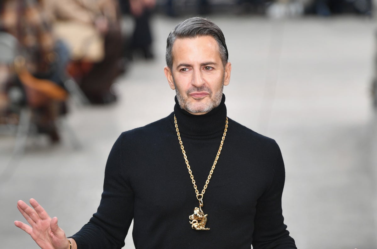 Marc Jacobs wears pink trousers and platform heels to get vaccine | The  Independent