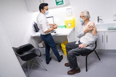 Boris Johnson appeals for vaccinated over-80s not to break Covid rules