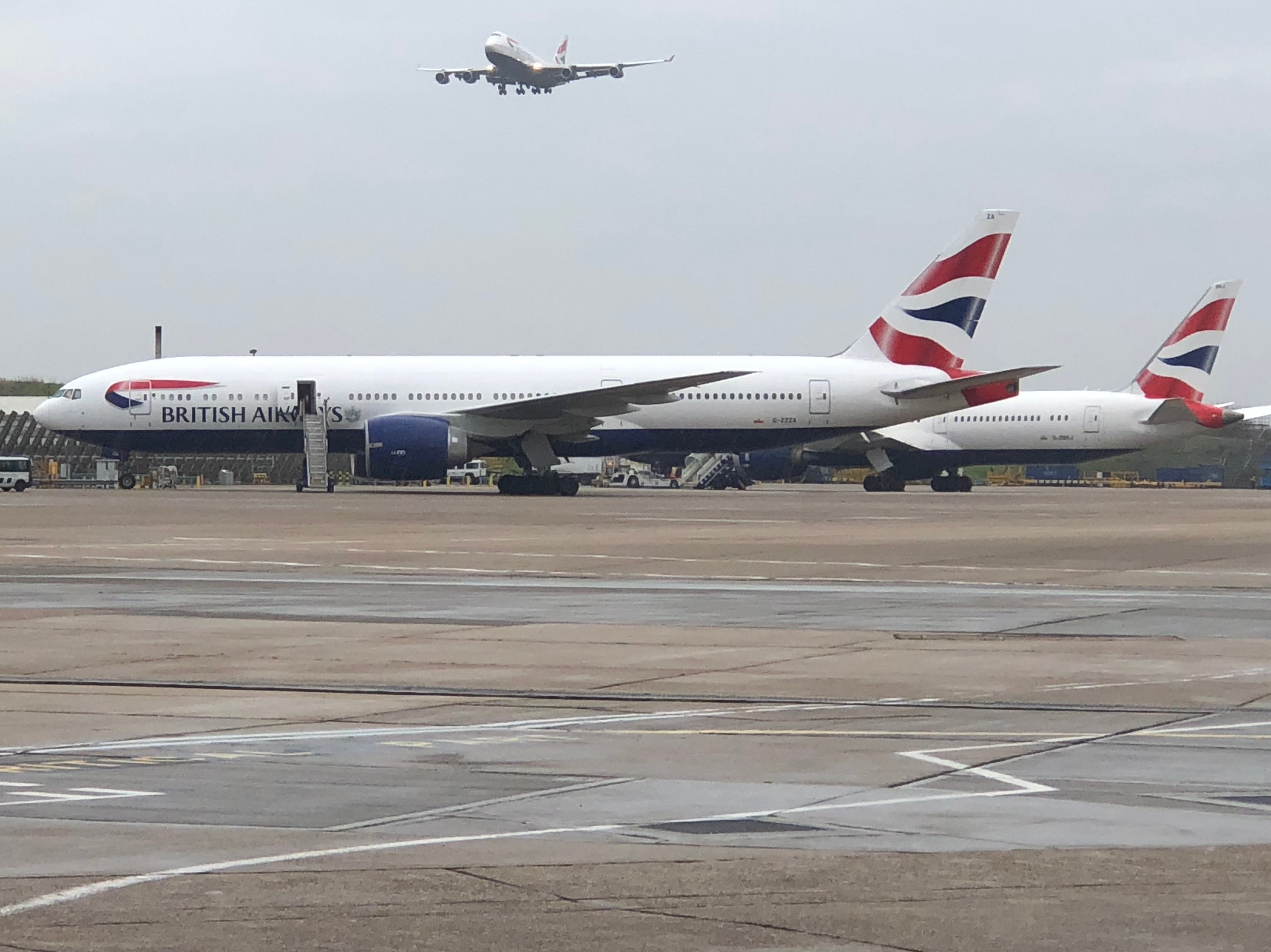 First place: British Airways aircraft at Heathrow
