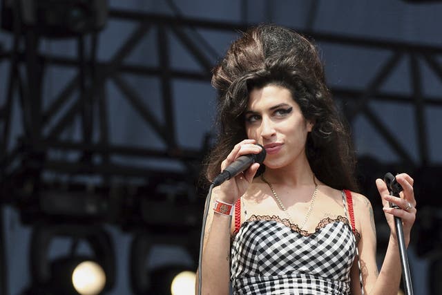 Amy Winehouse at Lollapalooza in 2007