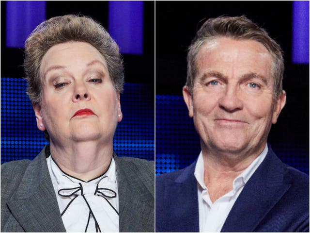 Anne Hegerty and Bradley Walsh, stars of The Chase
