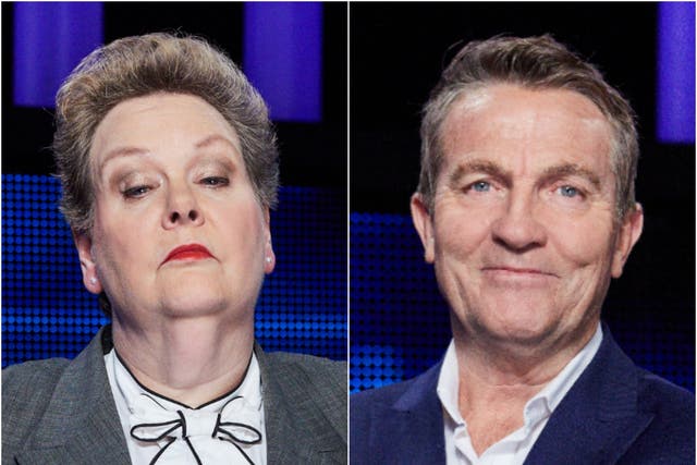 Anne Hegerty and Bradley Walsh, stars of The Chase