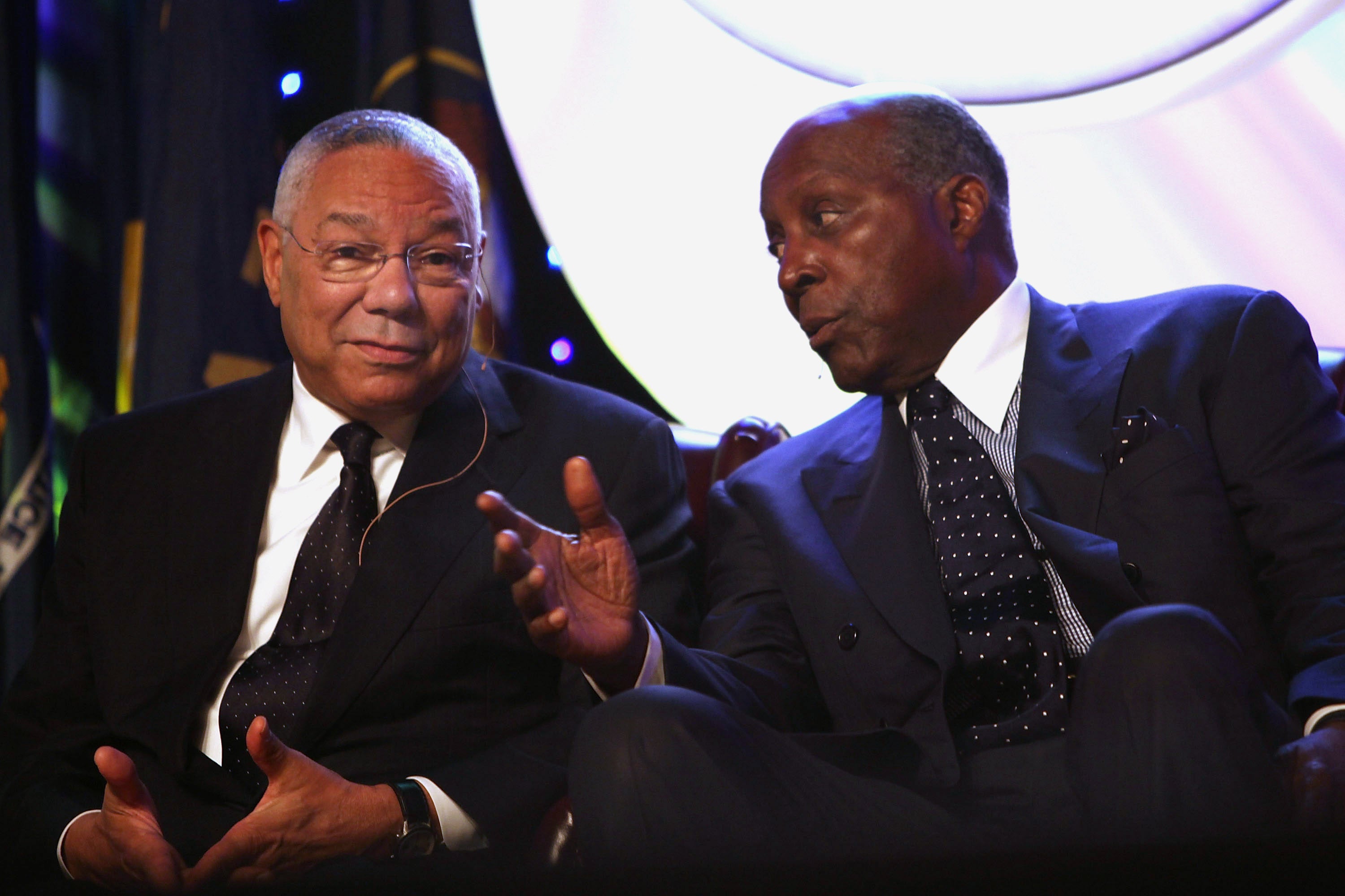 With Colin Powell in 2009