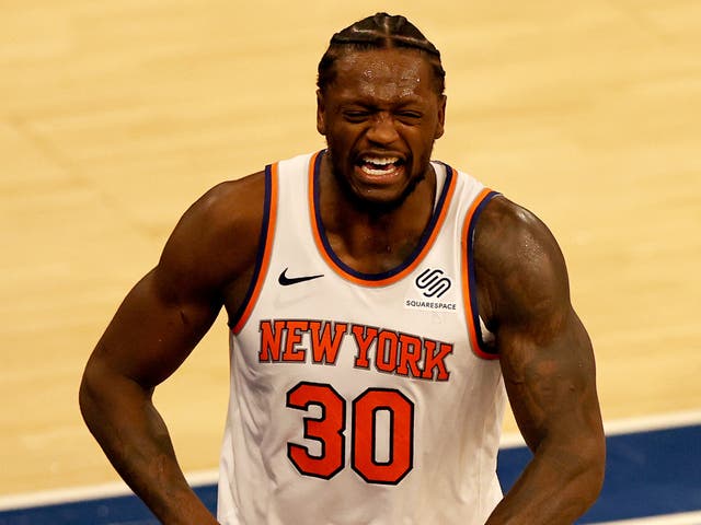 Julius Randle: New York Knicks star makes NBA All-Star debut and Skills Challenge | The Independent