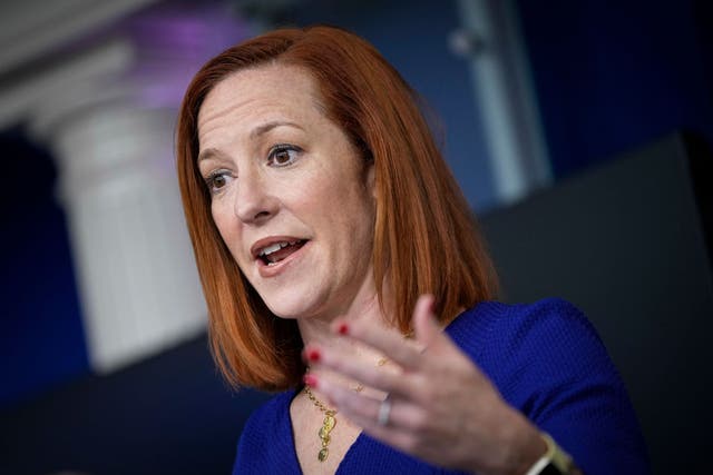 White House press secretary Jen Psaki has stressed that the White House can only do so much in responding to the pandemic.
