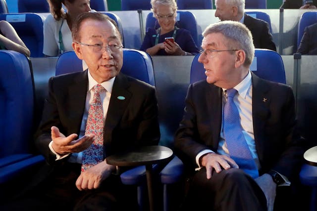 Olympics Beijing Uyghurs Ban Ki Moon