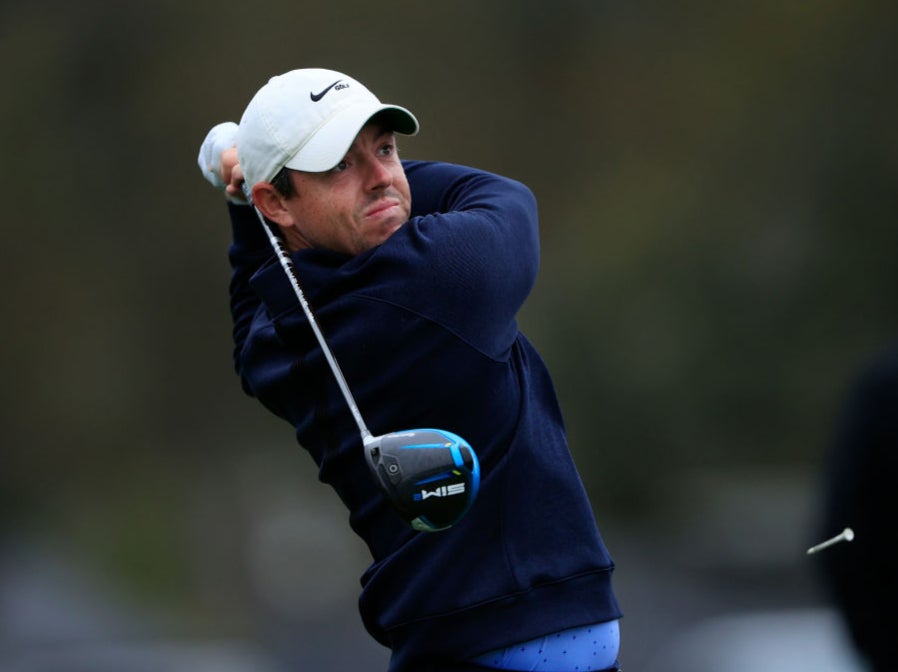 Rory McIlroy in action at Bay Hill