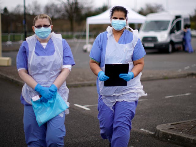 <p>NHS workers have made great sacrifices – as have many – during the pandemic</p>