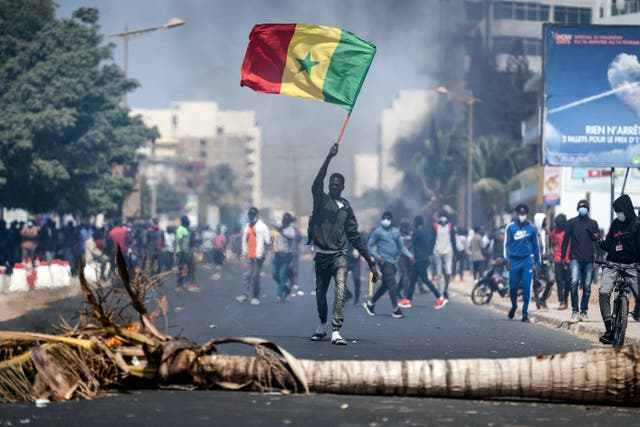 APTOPIX Senegal Opposition Leader