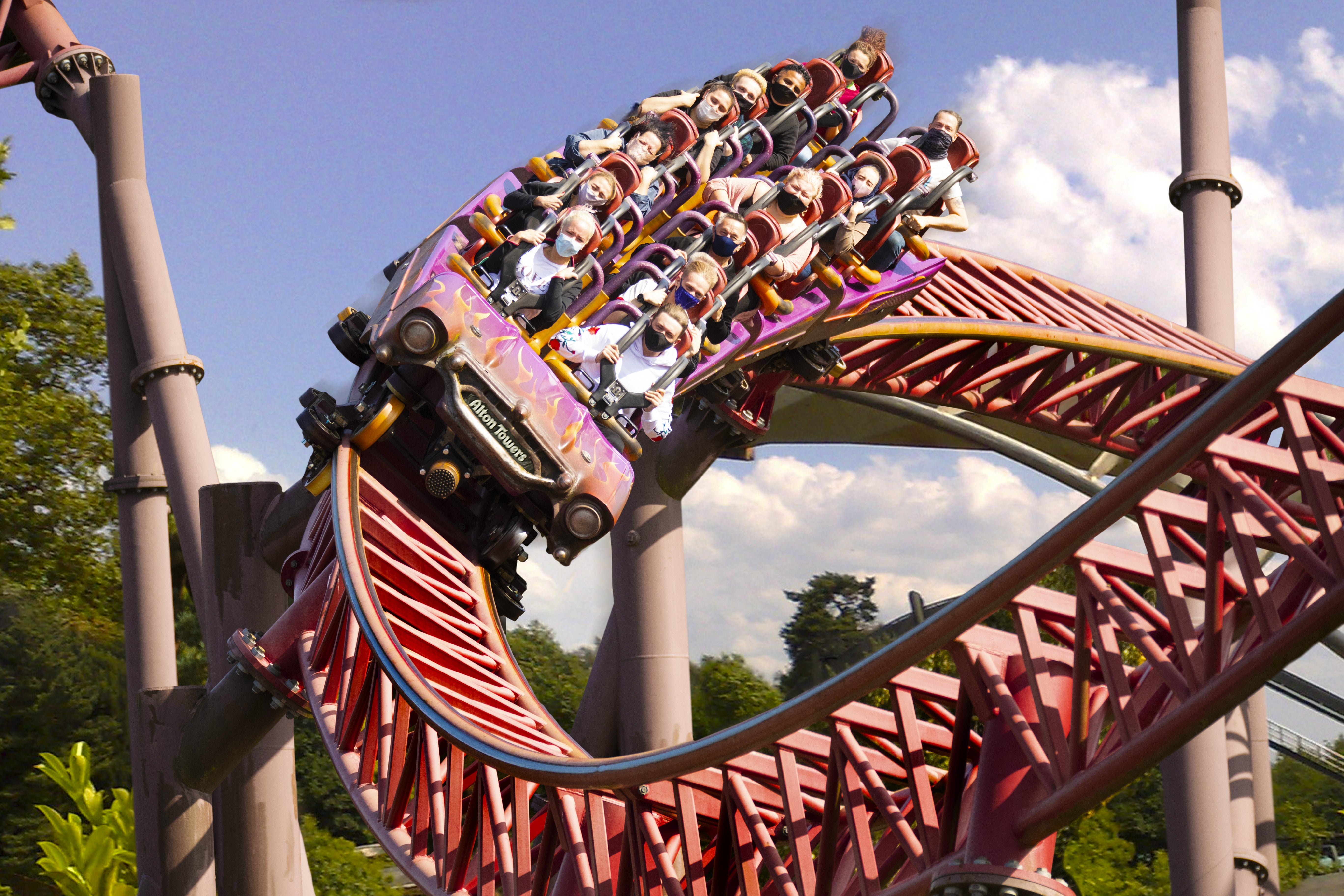 Rita, one of the signature rides at Alton Towers