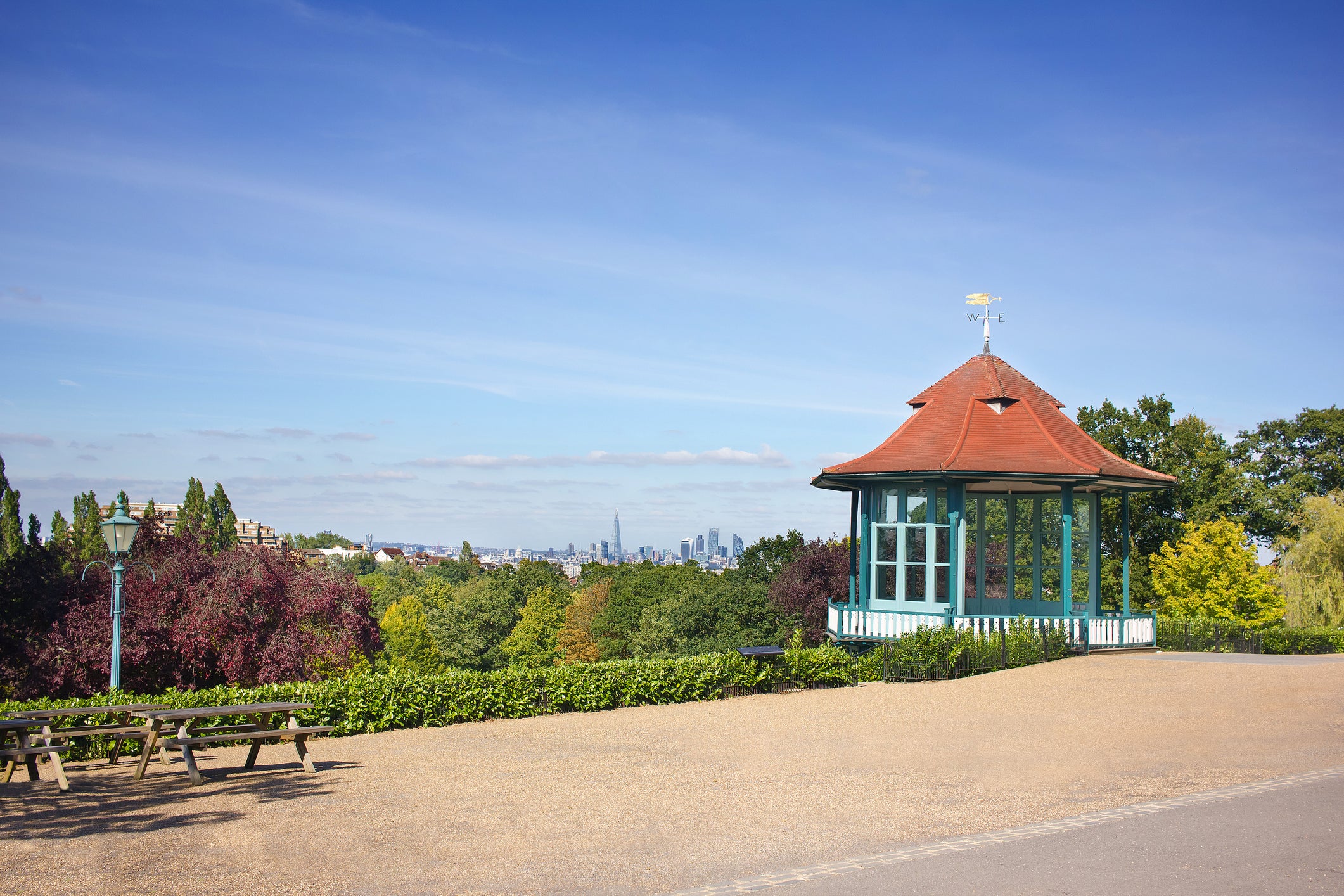 View over London from the Horniman Museum