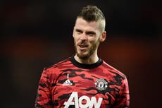 David de Gea set for Manchester United break with Dean Henderson starting derby