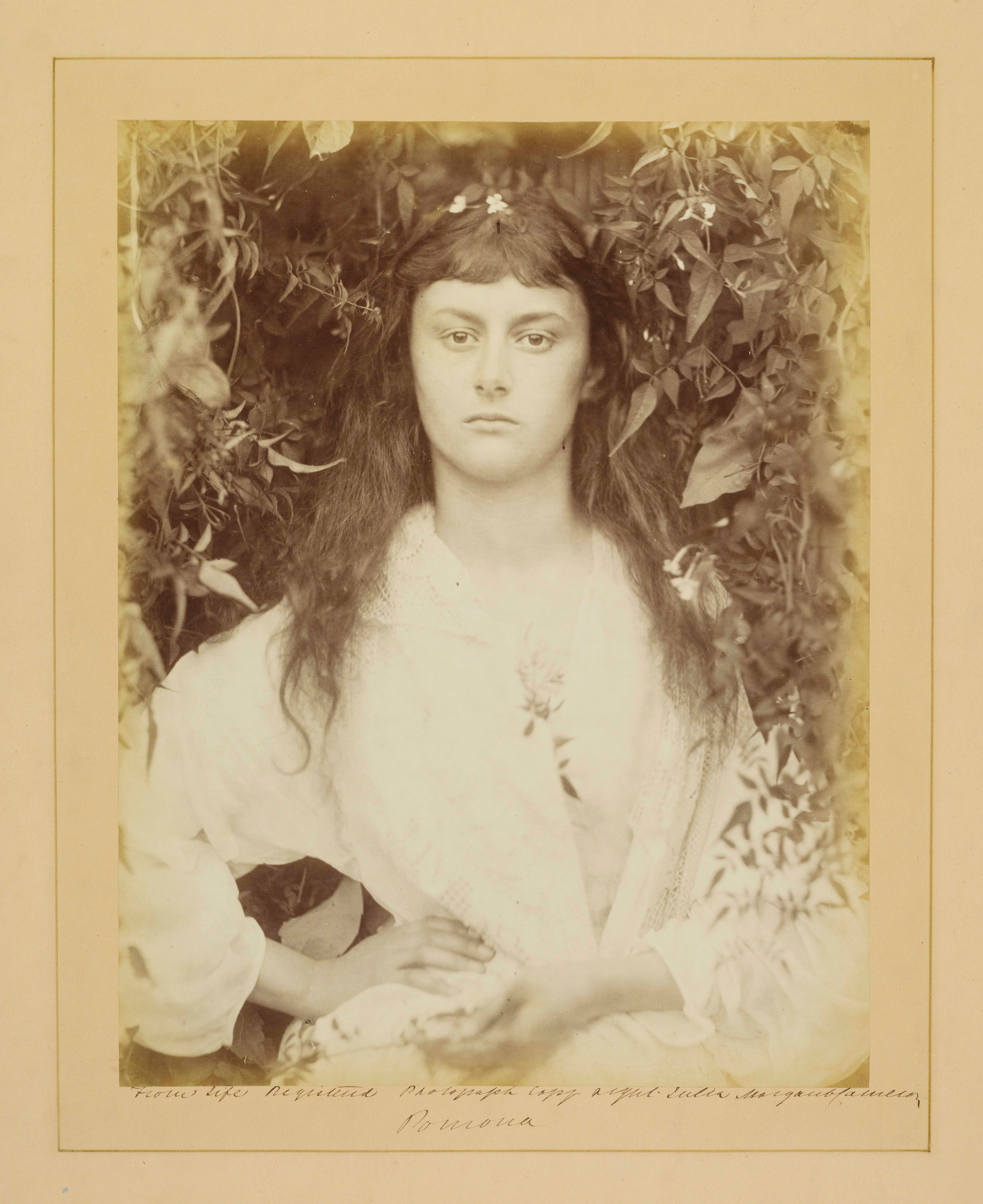 Photograph of the ‘real’ Alice Liddell, by Julia Margaret Cameron, ‘Pomona’, albumen print, 1872
