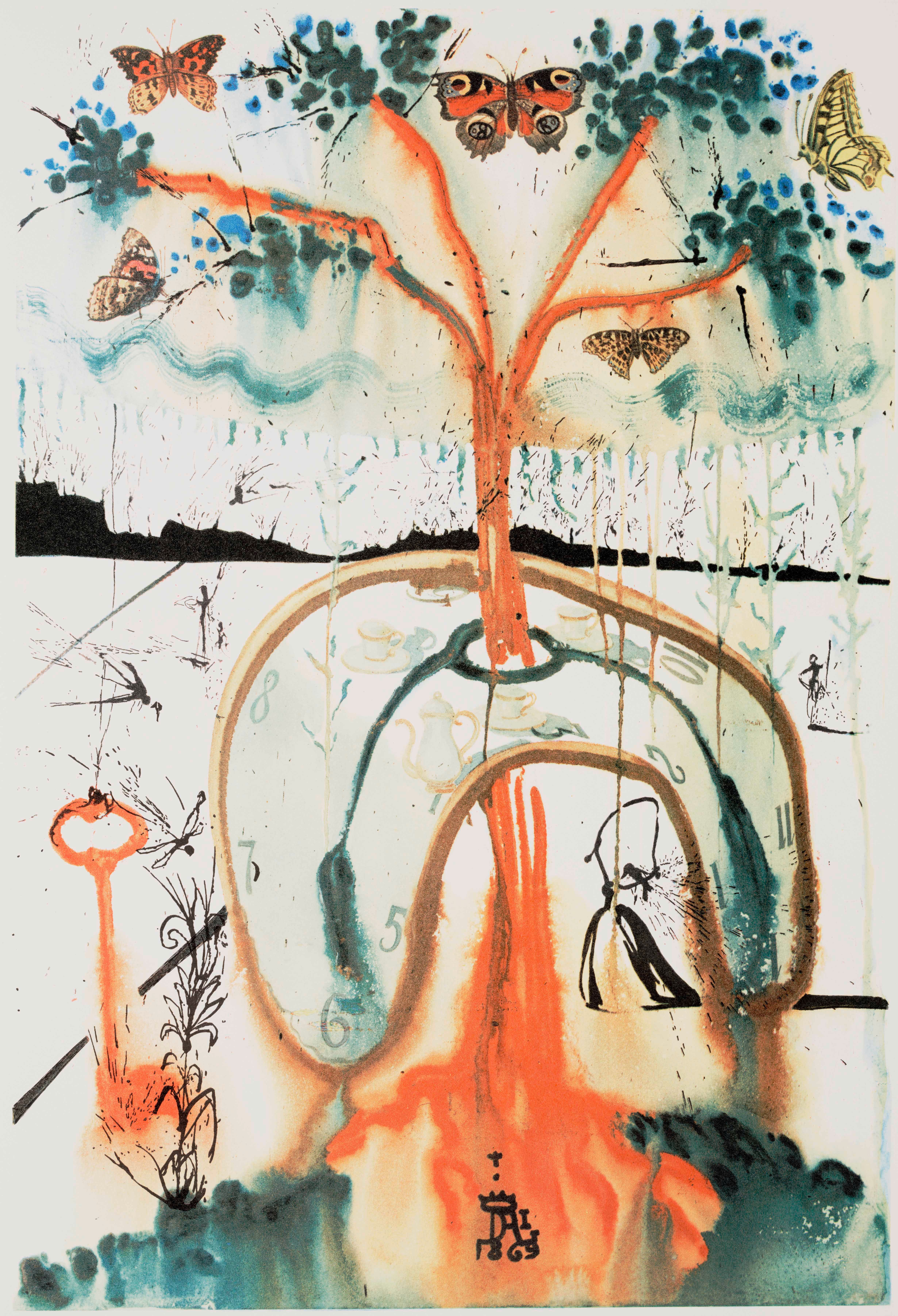 Salvador Dali, A Mad Tea Party, 1969