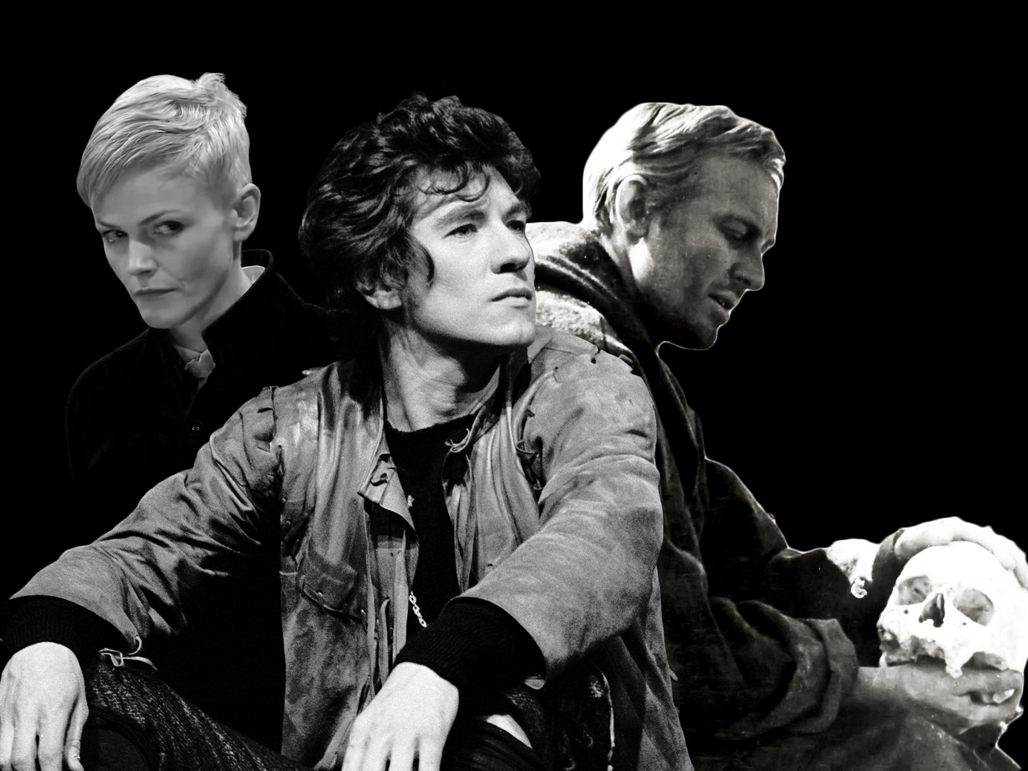 Maxine Peake, Ian McKellen and Innokenty Smoktunovsky in various incarnations of Hamlet