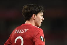 Victor Lindelof reveals he has been playing through injury to help Manchester United