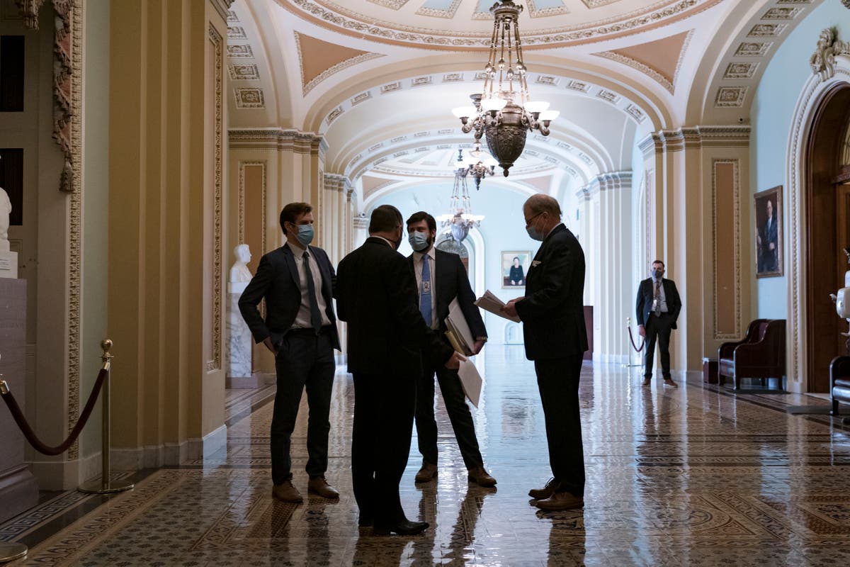 Senate Dems strike jobless aid deal, relief bill OK in sight Senate Dems strike jobless aid deal, relief bill OK in sight