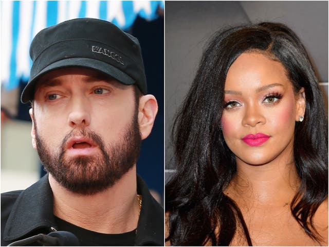 <p>Eminem y Rihanna colaboraron en 2010 con “Love the Way You Lie”.</p>