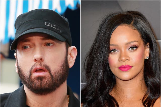 <p>Eminem y Rihanna colaboraron en 2010 con “Love the Way You Lie”.</p>