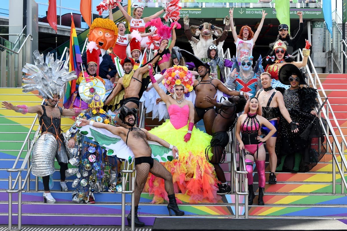 Sequins and solidarity on full show as Covid fails to stop Sydney&rsquo;s Gay and Lesbian Mardi Gras