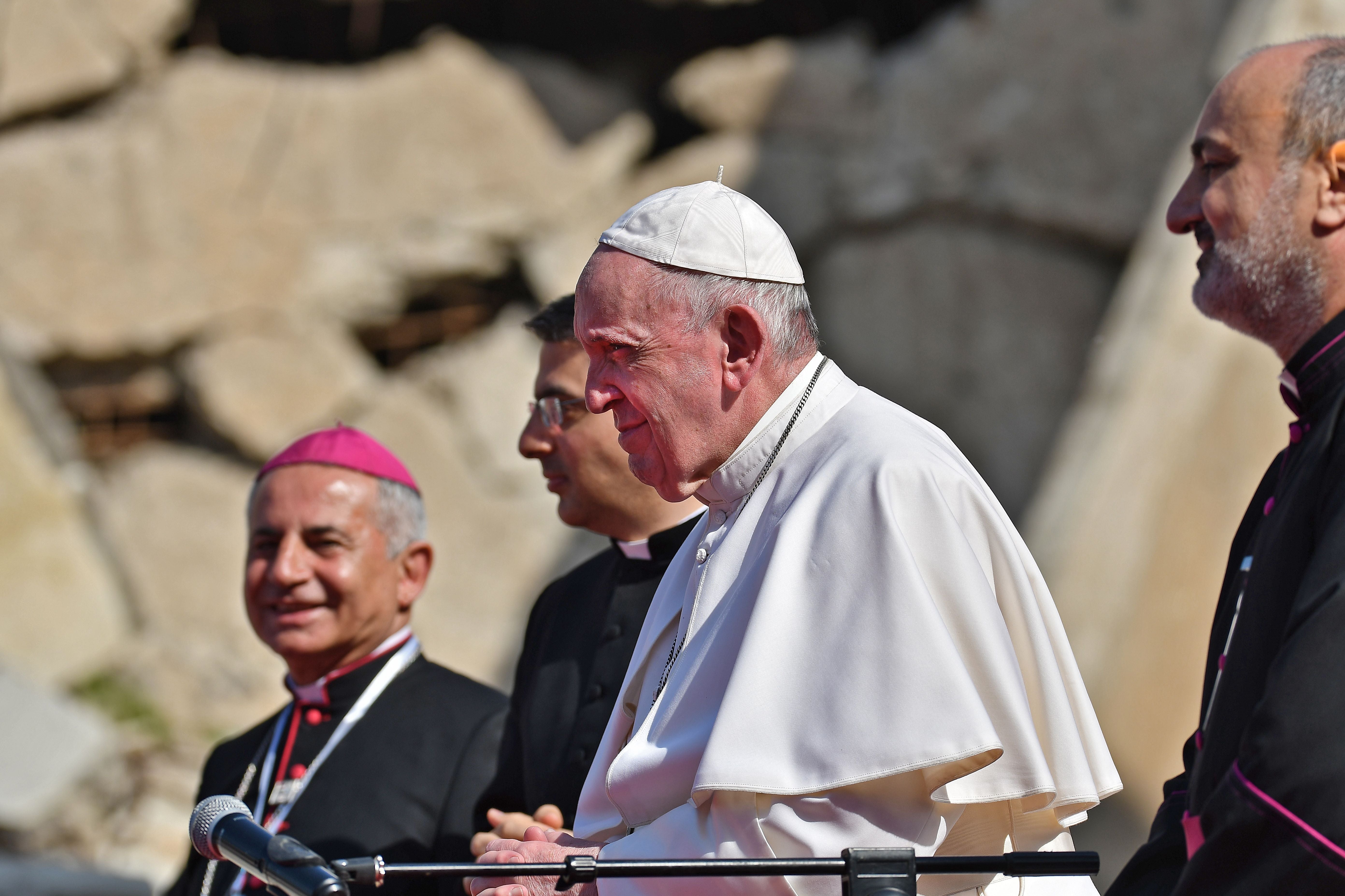 The visit by the Pope means a great deal to those who are trying to rebuild the Christian community