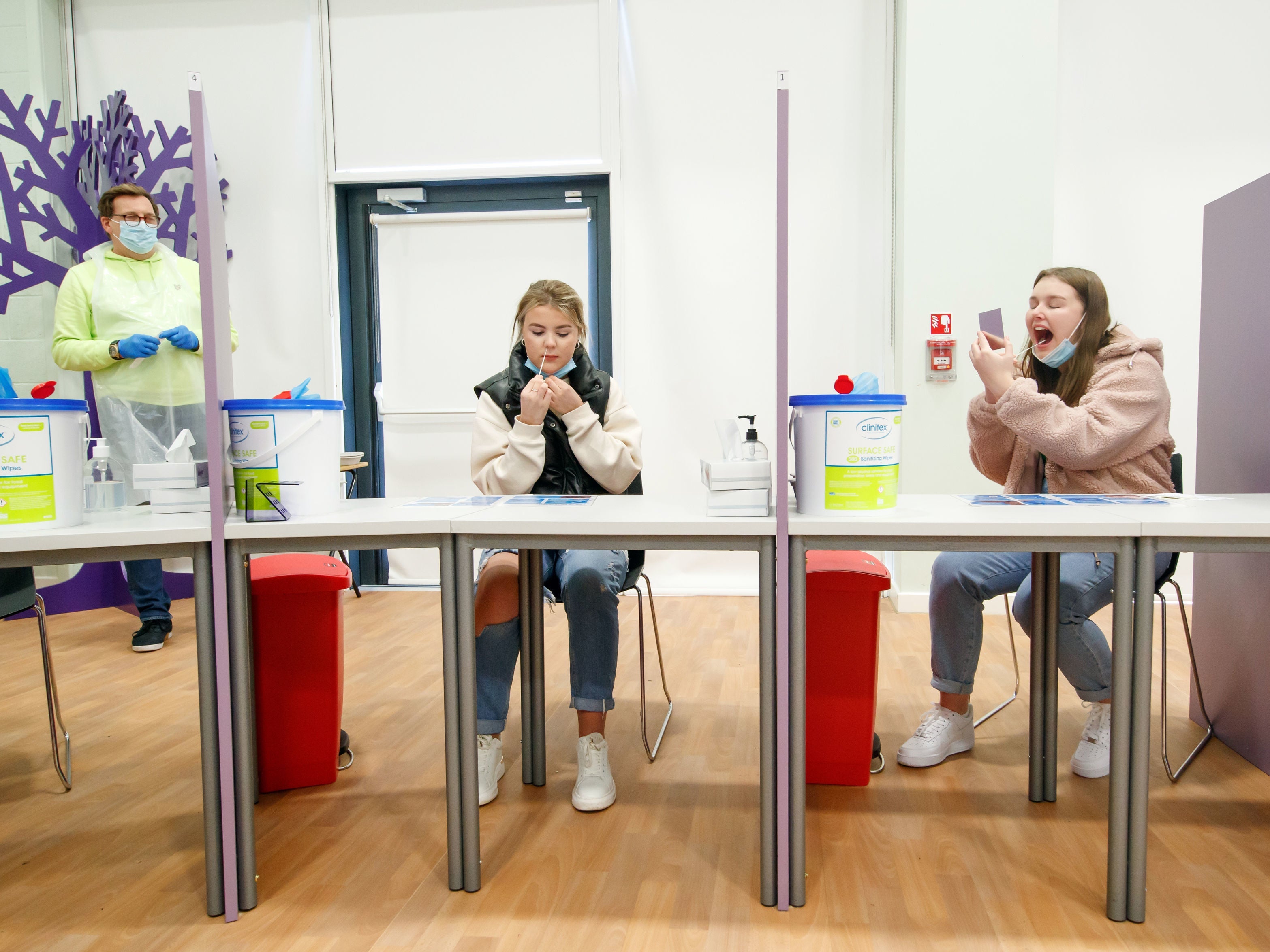 Covid news – live: Schools return and care homes visiting eased as first stage out of lockdown arrives