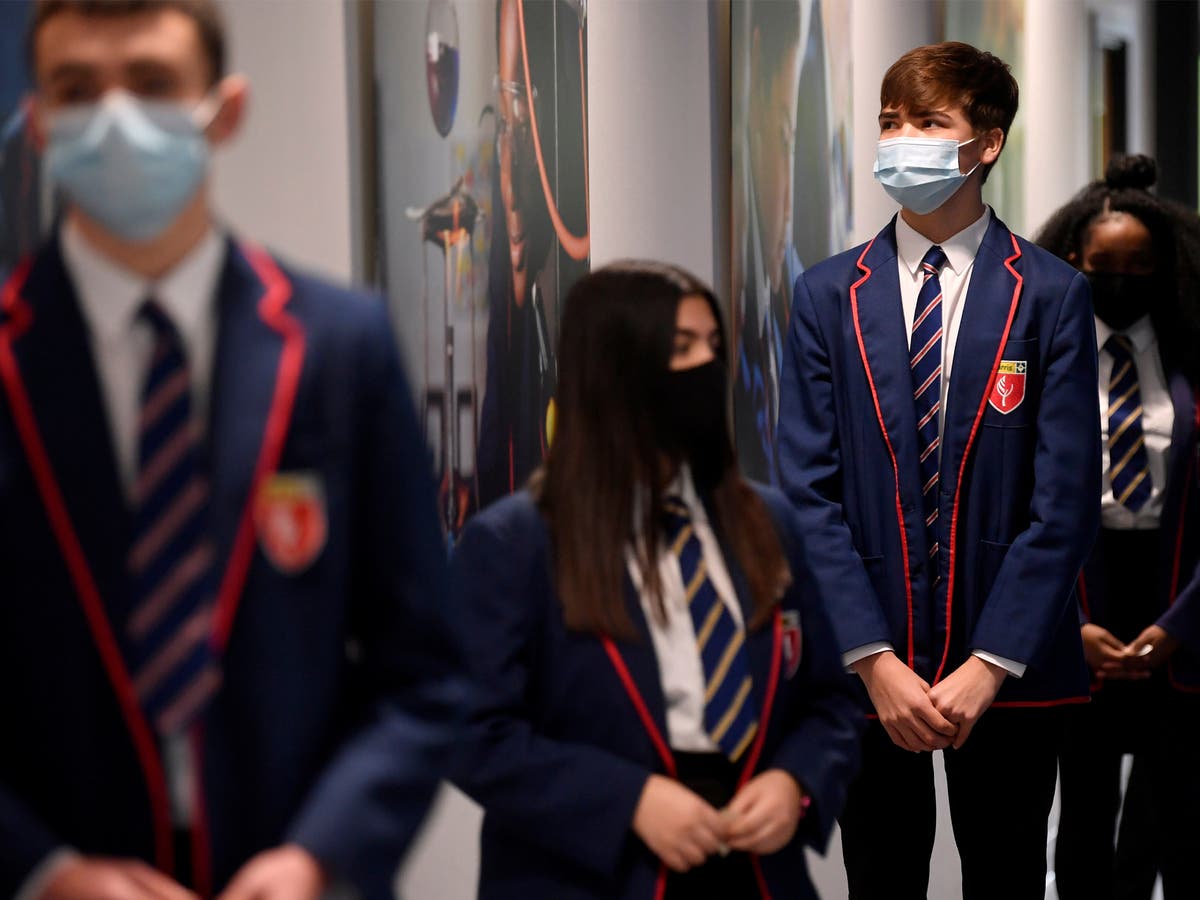 Ofsted chief hopes face masks in schools can be scrapped after Easter