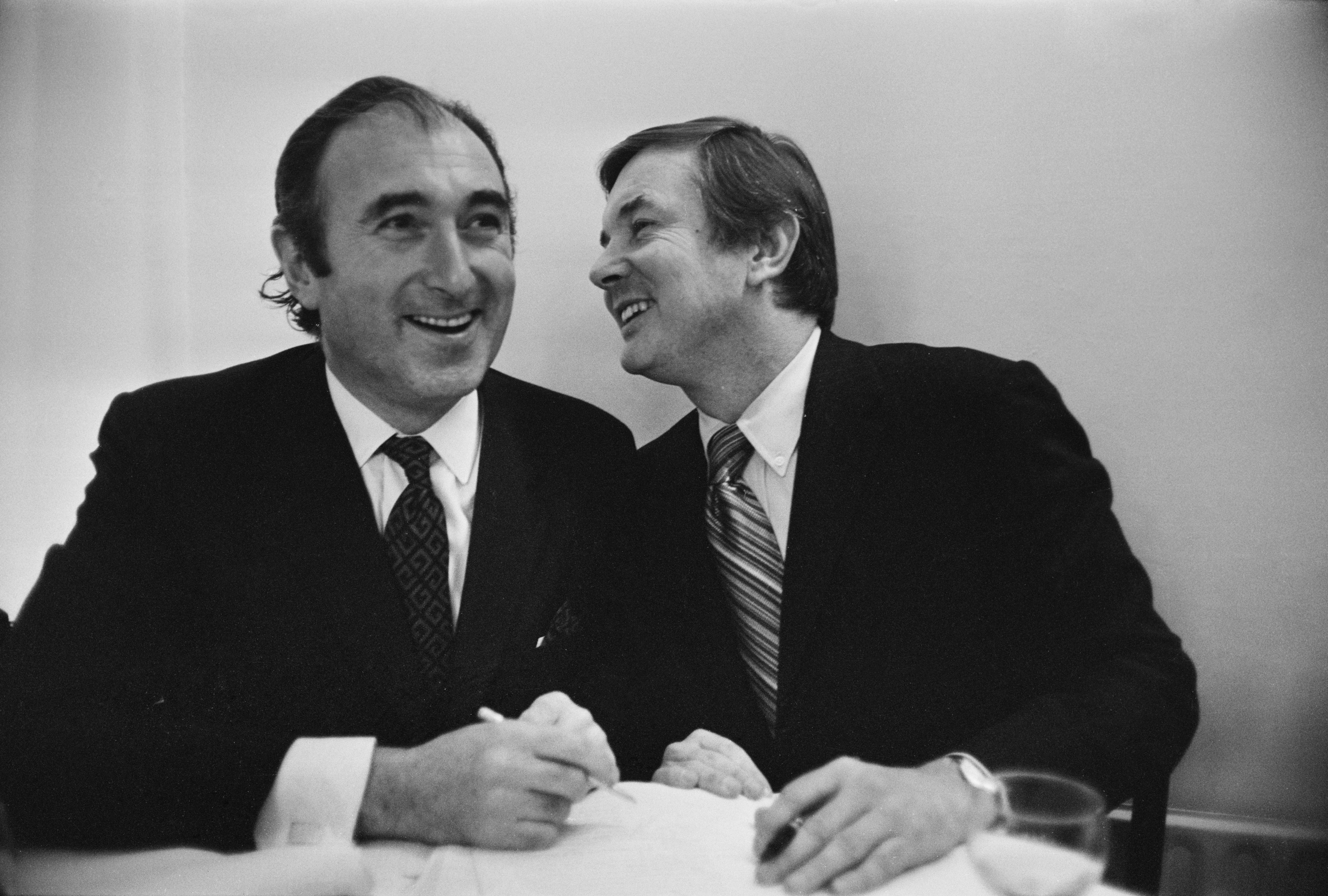 Hollywood super agent Jerry Perenchio (right) played a key role in setting up the fight