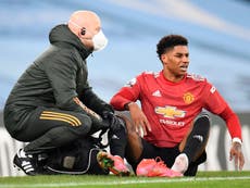 Marcus Rashford injury: Manchester United forward to undergo scans on ankle after win at City