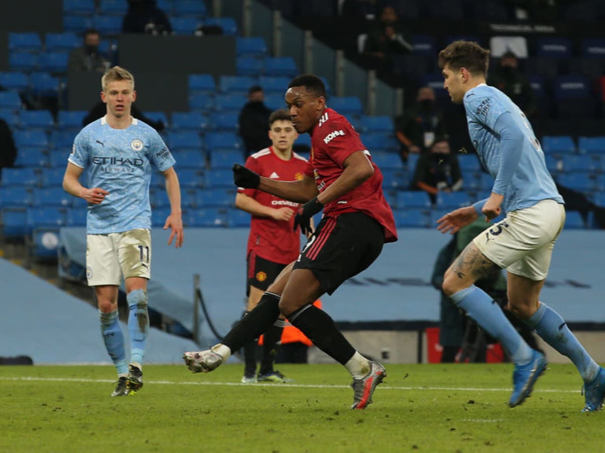 Anthony Martial &lsquo;rediscovered himself&rsquo; in Manchester derby win, says Ole Gunnar Solskjaer