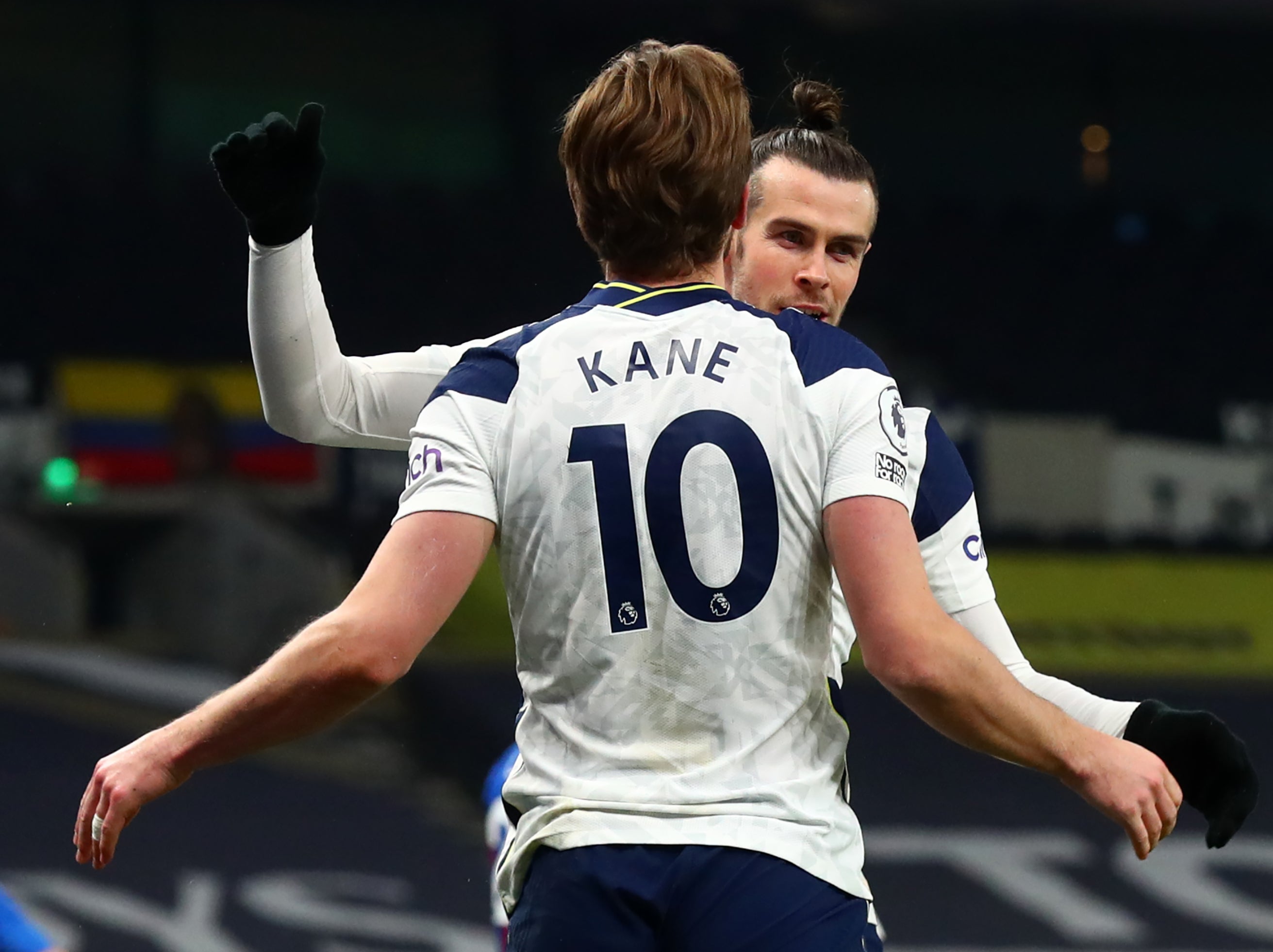 Harry Kane and Gareth Bale celebrate