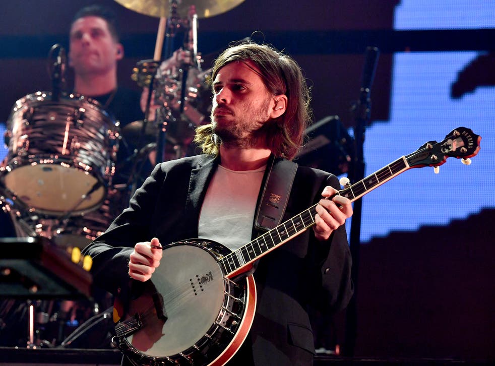 Winston Marshall of Mumford & Sons performs onstage during KROQ Absolut Almost Acoustic Christmas 2019