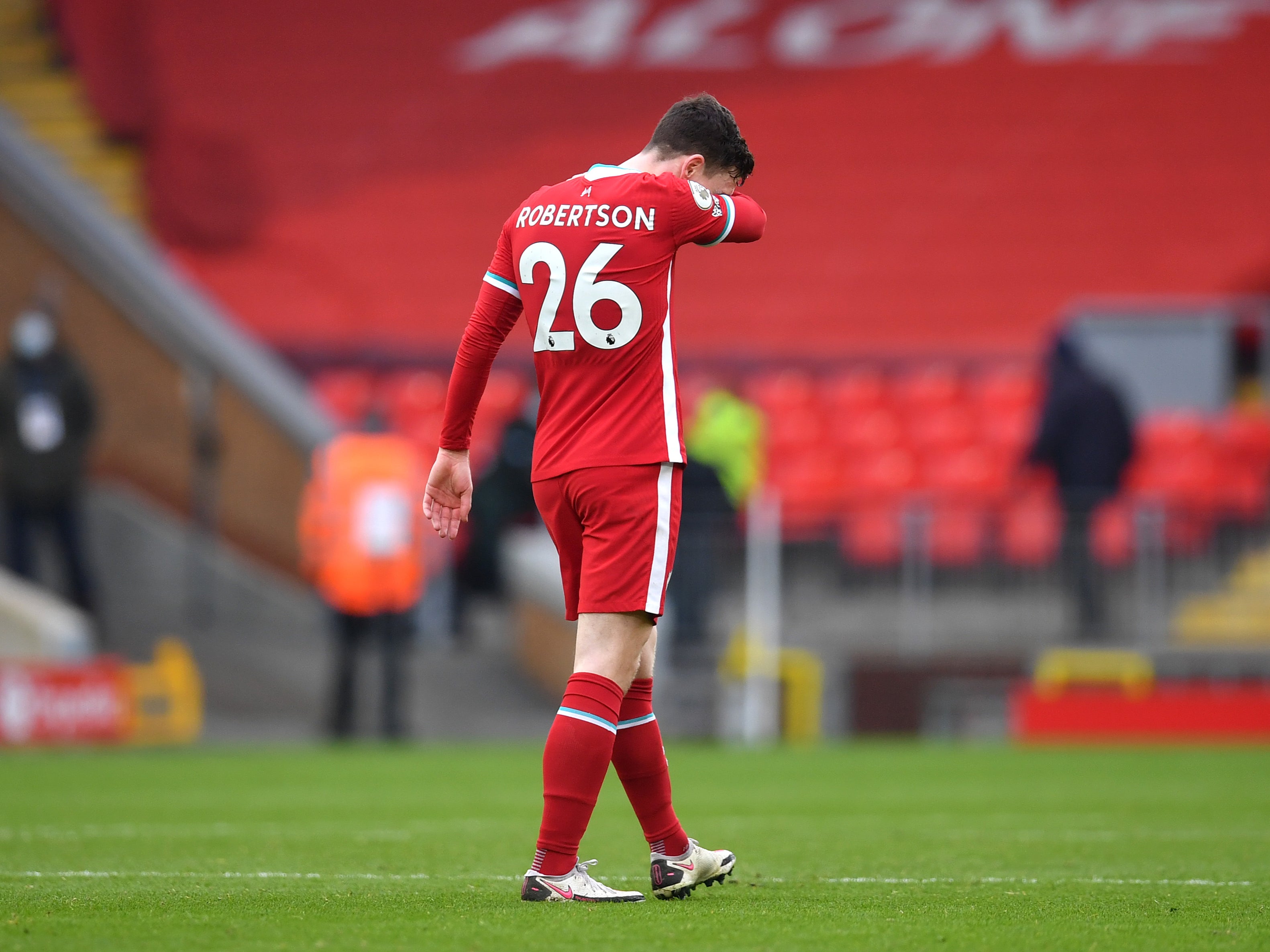 Liverpool defender Andrew Robertson