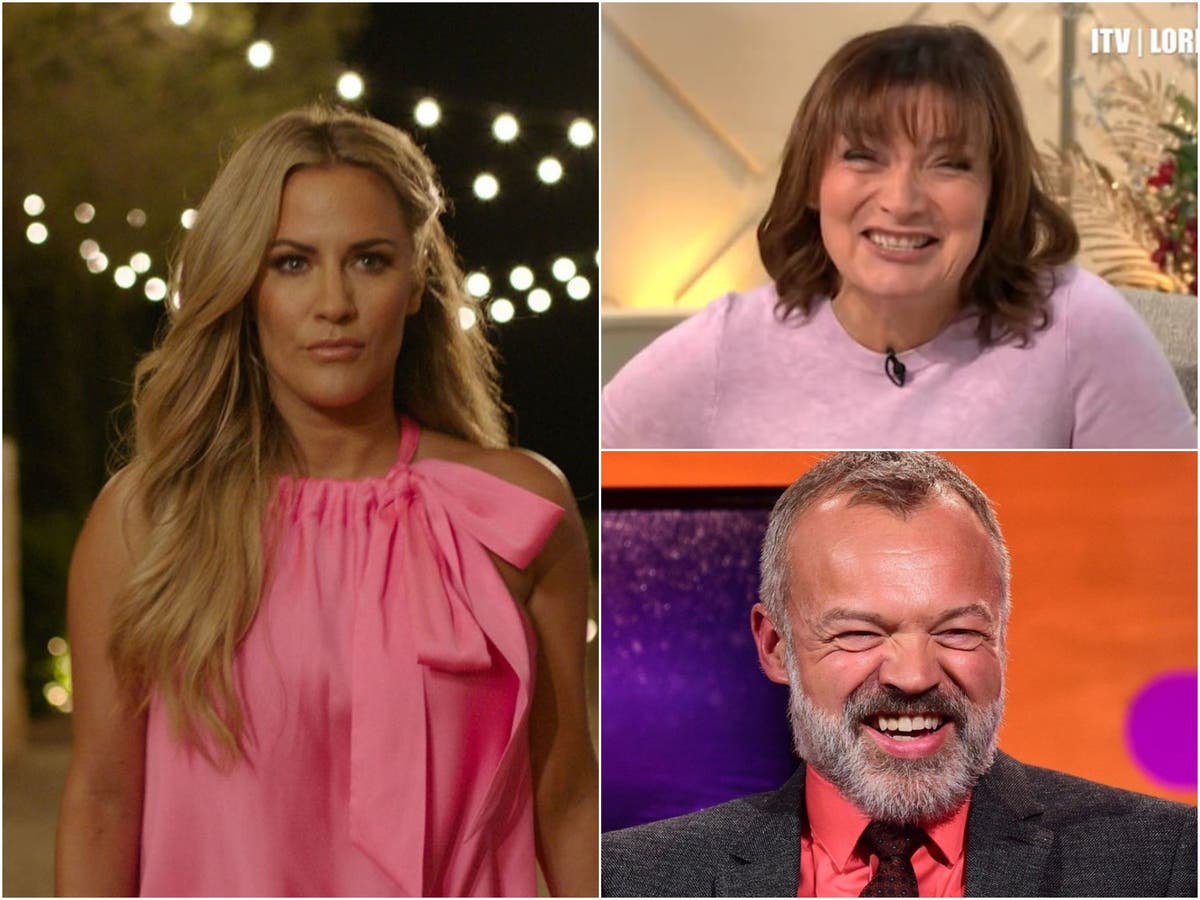 Caroline Flack’s mother calls out Lorraine Kelly and Graham Norton for laughing about daughter’s career woes