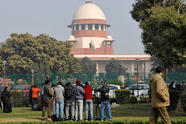 <p>File image of Supreme Court in New Delhi</p>