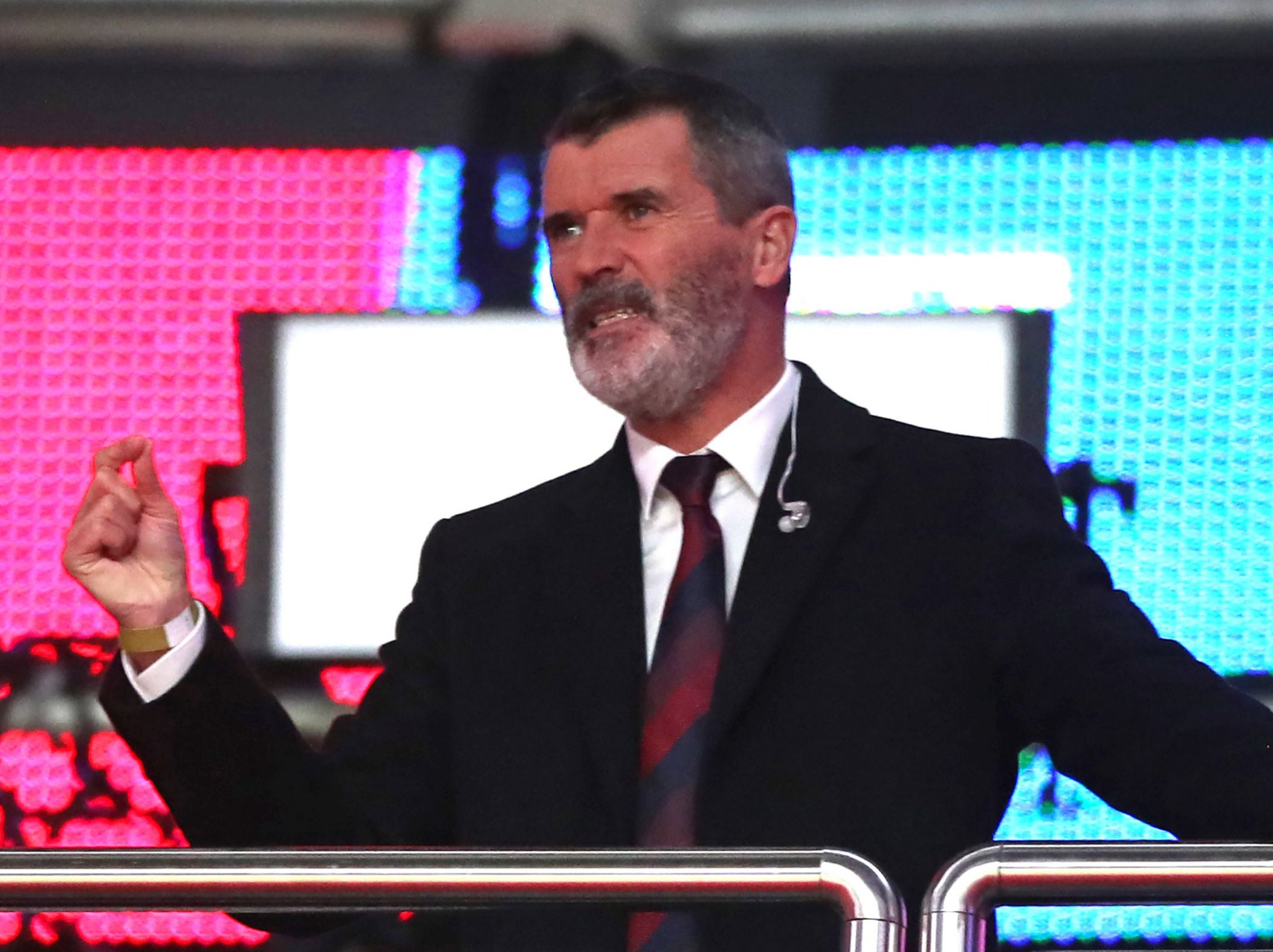 Former Manchester United midfielder Roy Keane