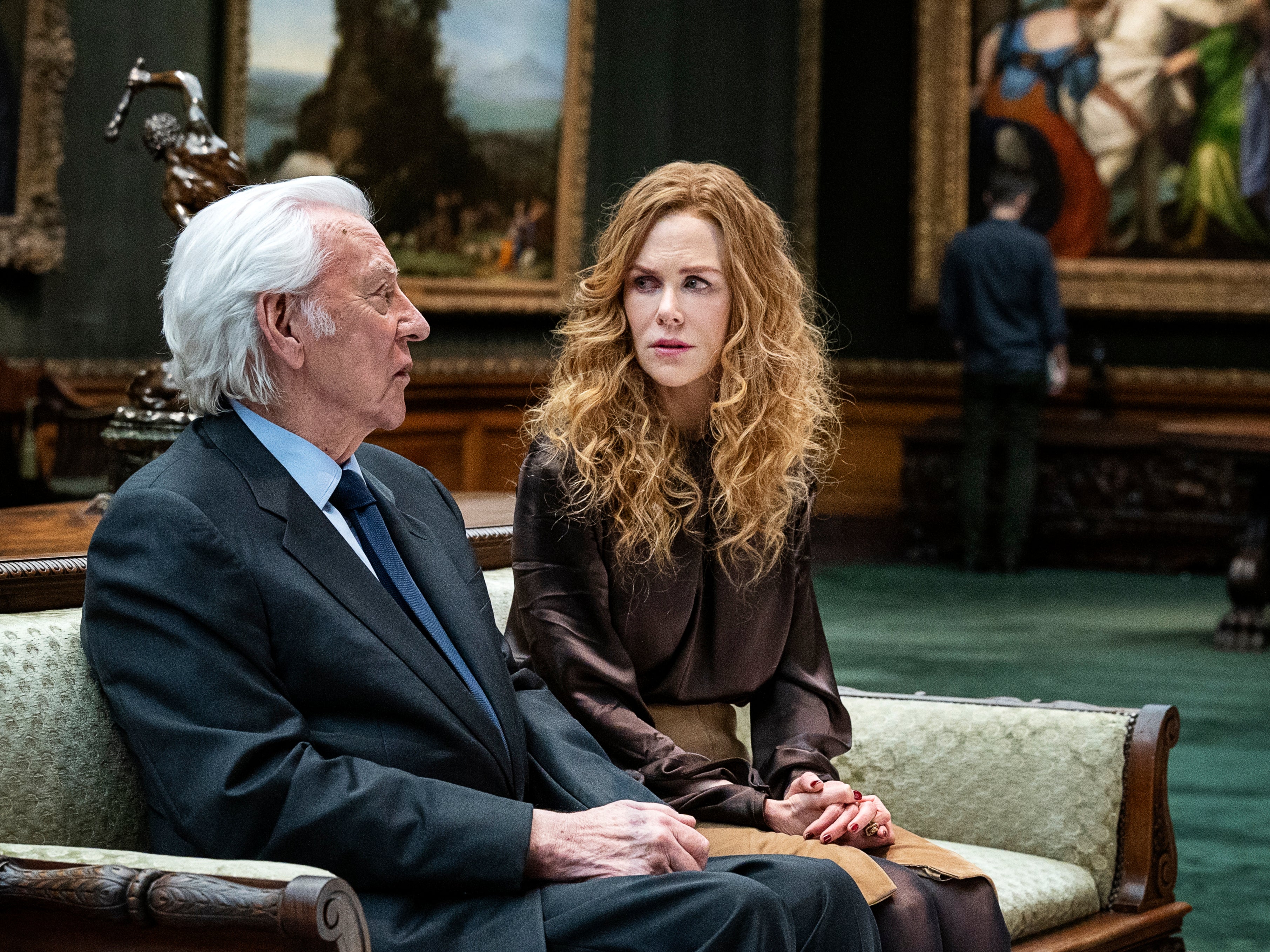 Donald Sutherland and Nicole Kidman in The Undoing