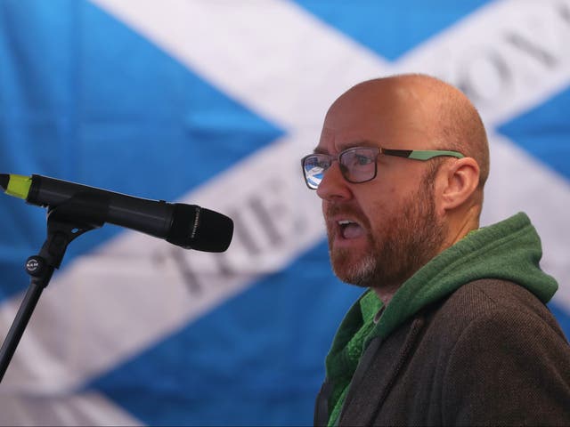 Scottish Greens co-convener Patrick Harvie