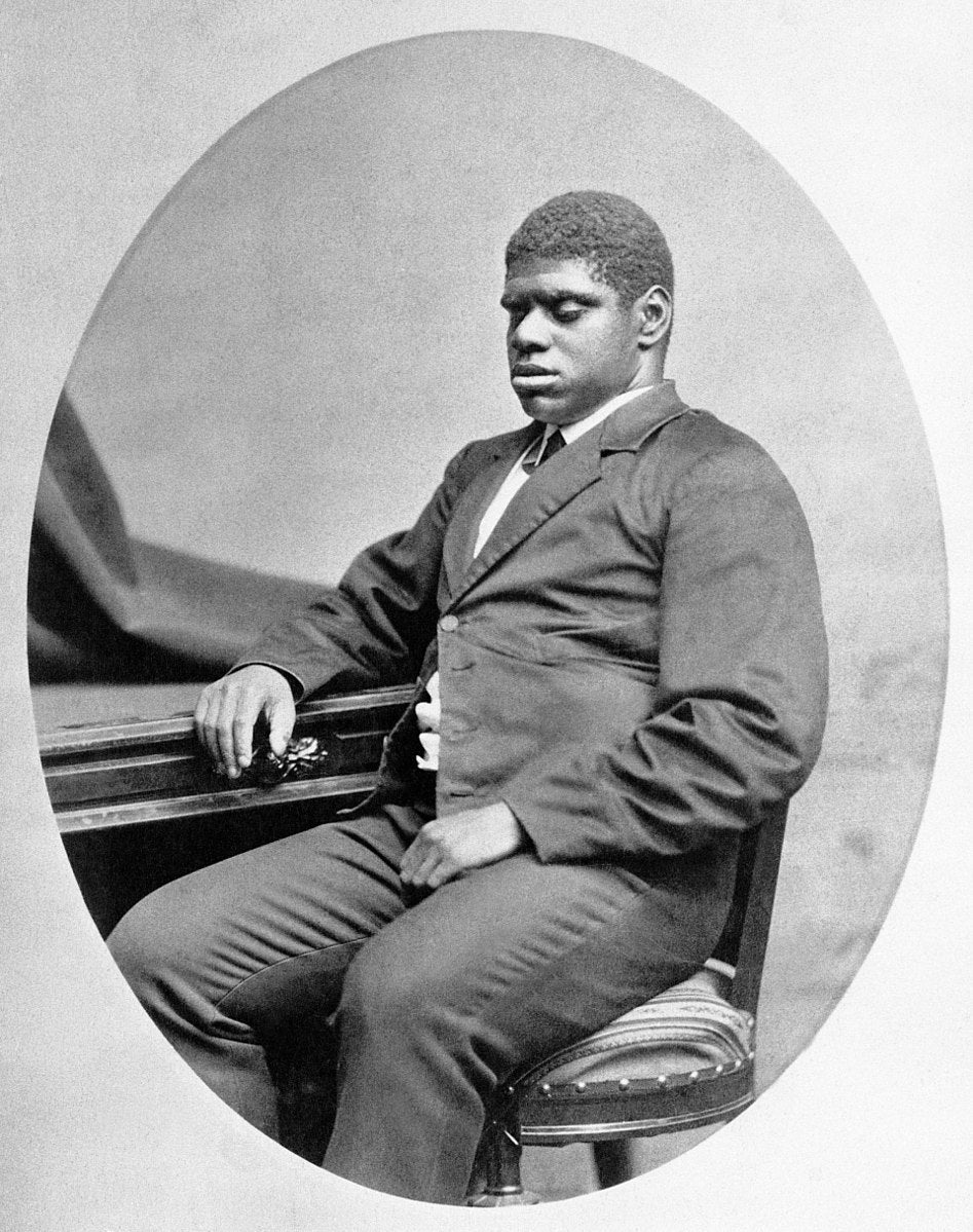 Blind Tom Wiggins in the 1880s, when he was soon to stop performing