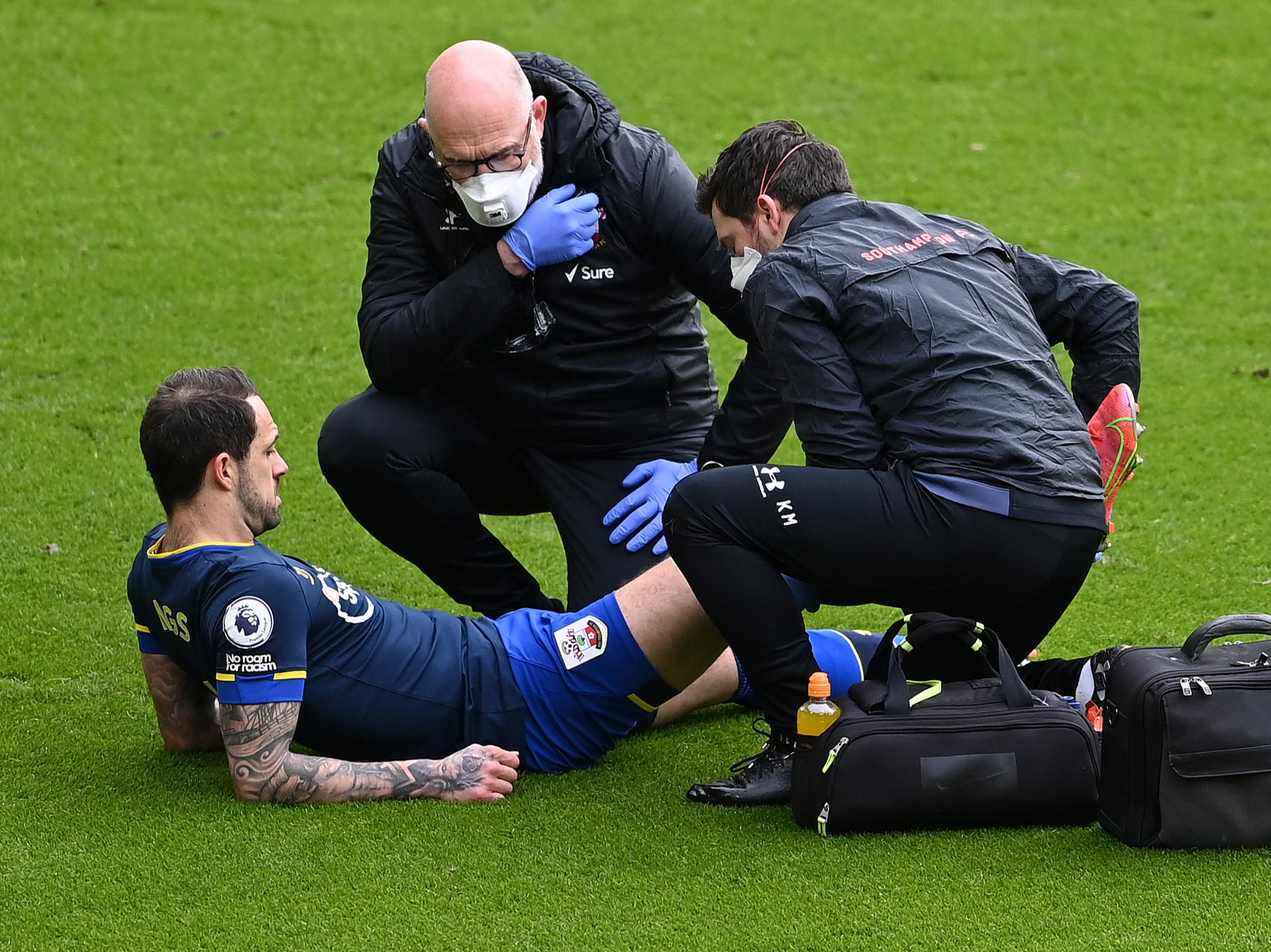 Southampton striker Danny Ings has suffered another injury setback