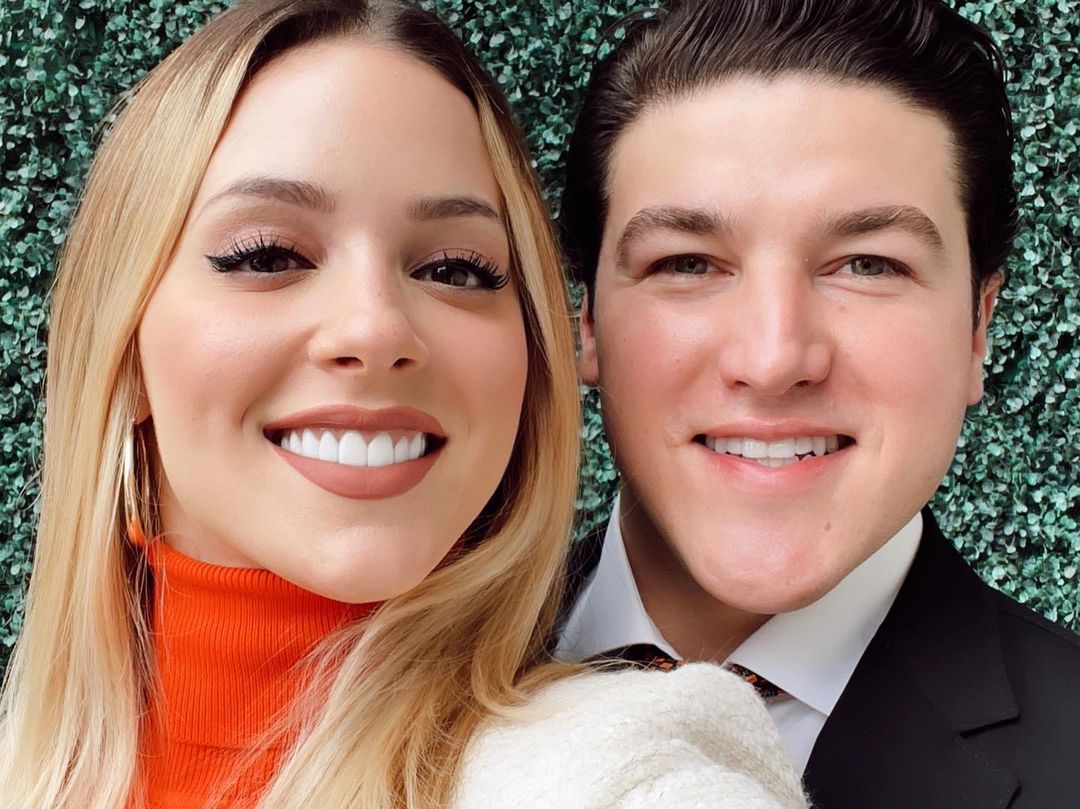 Mariana Rodríguez de García y el candidato a la gobernatura de Nuevo León, Samuel García