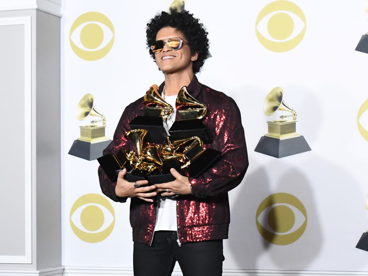 Bruno Mars begs Grammys to let his new band Silk Sonic perform - Flipboard