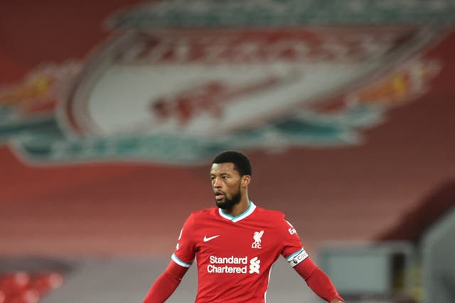 <p>Wijnaldum’s Liverpool face a do-or-die Champions League tie with RB Leipzig on Wednesday</p>