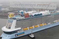 Hundreds of workers stuck on new cruise ship after six people test positive for Covid
