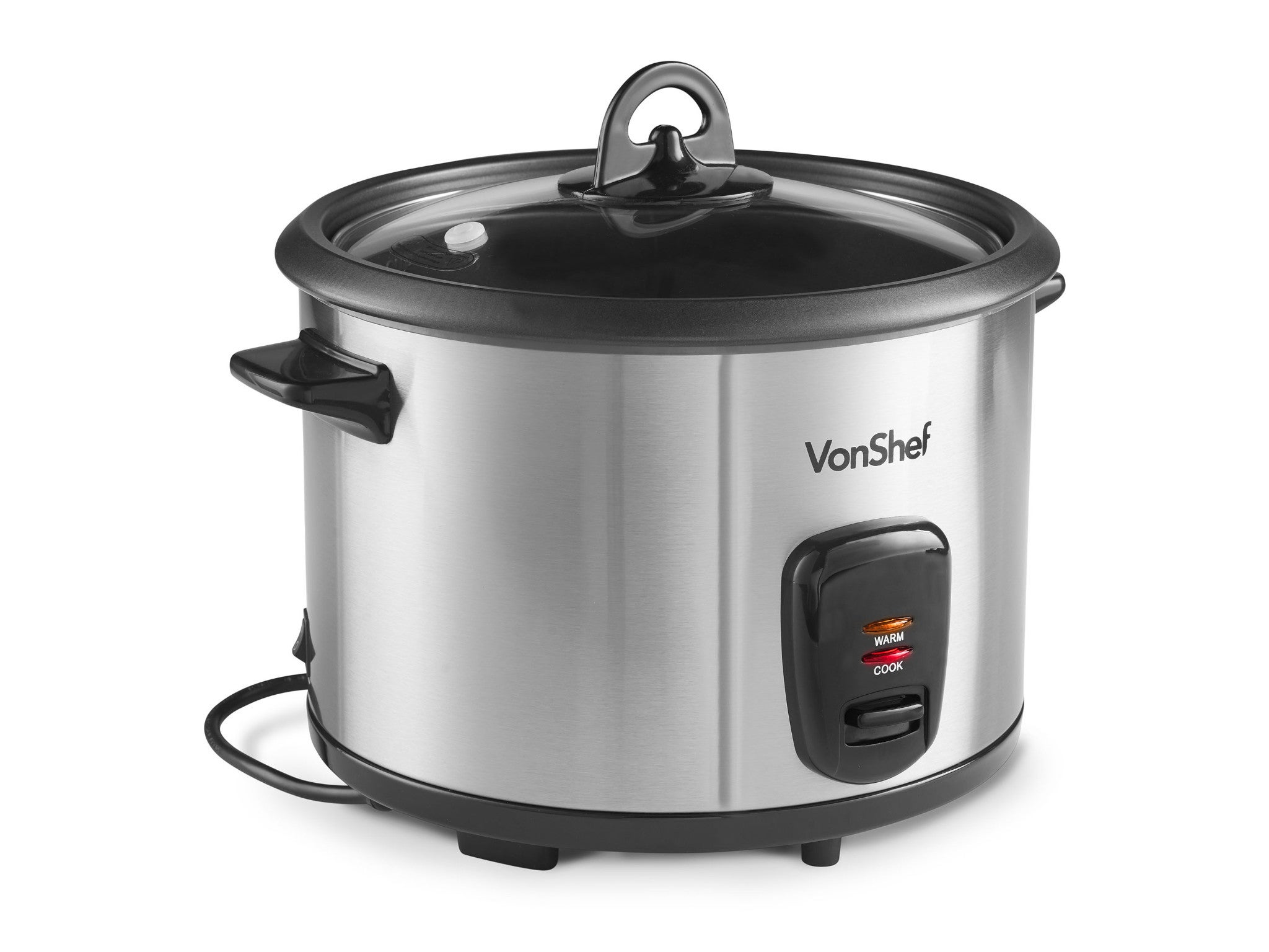 VonShef 1.8L Rice Cooker _ Steamer Pot