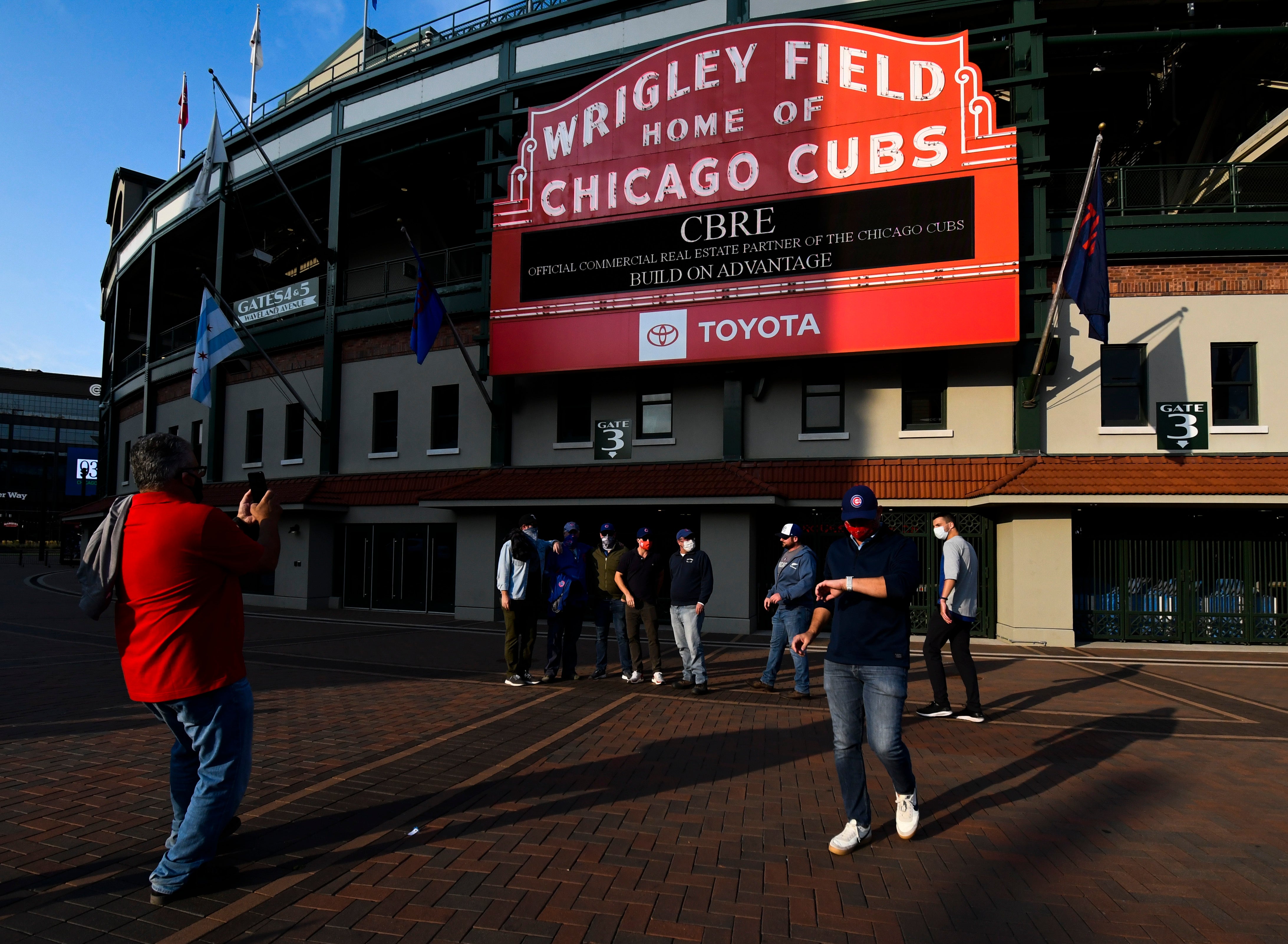 The incident unfolded after the man came into contact with a “foreign substance” next to Wrigley Field.
