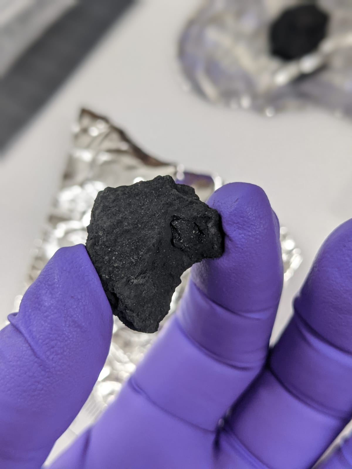 The meteorite fragment was found ona driveway in the Cotswolds town of Winchcombe