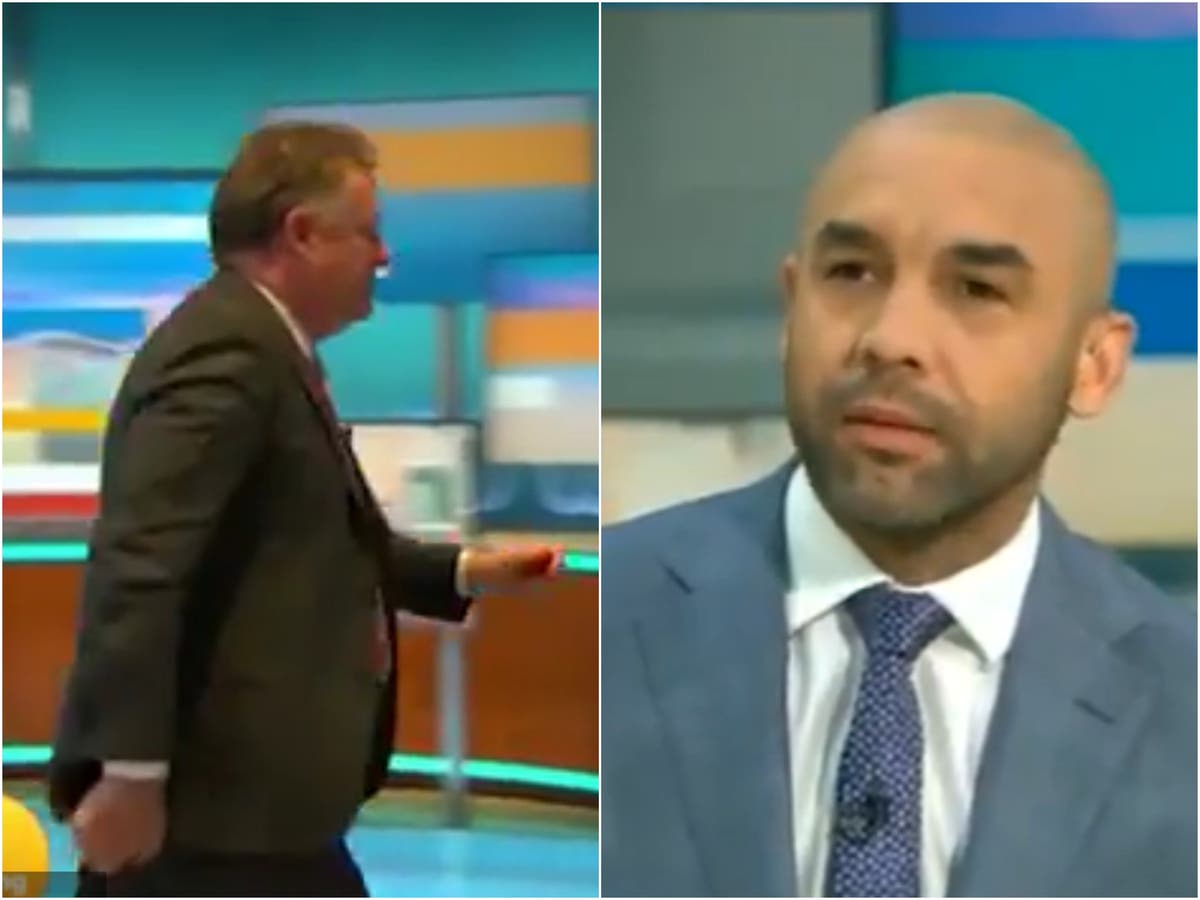 Piers Morgan storms off Good Morning Britain set after Alex Beresford condemns him for ‘trashing’ Meghan Markle